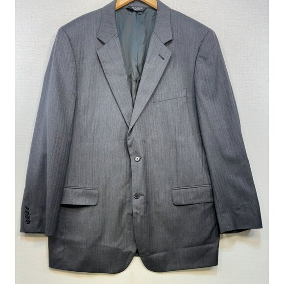 Jos. A. Bank Signature Collection Mens Wool Blazer 46L Gray Suit Jacket - Picture 1 of 13